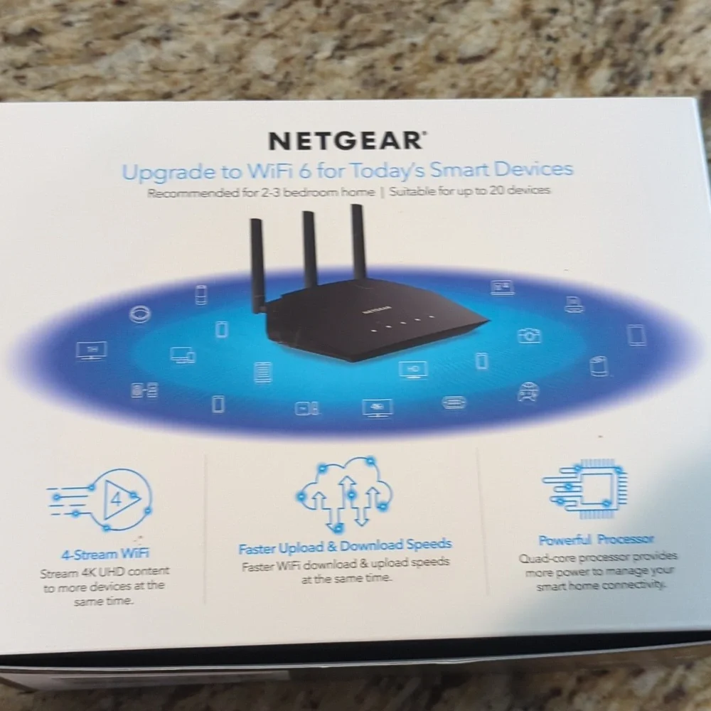 NIP Netgear AX1800 WiFi Router - Picture 5 of 6